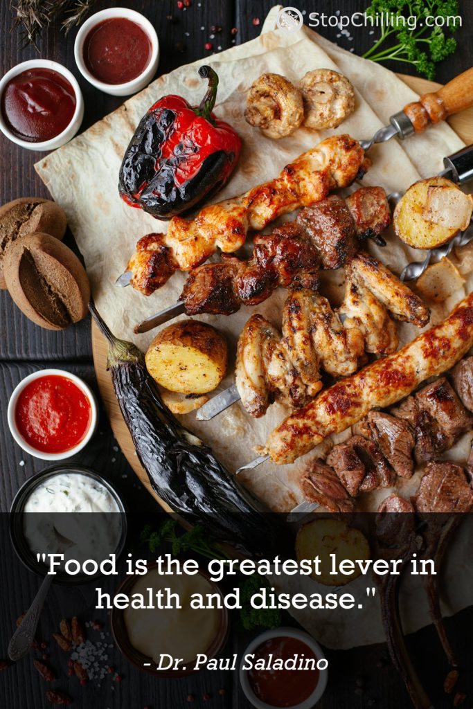 "Food is the greatest lever in health and disease." - Dr. Paul Saladino